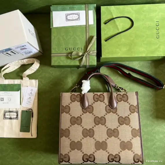First bag ru Tote jumbo GG bag GUCCI with 0501